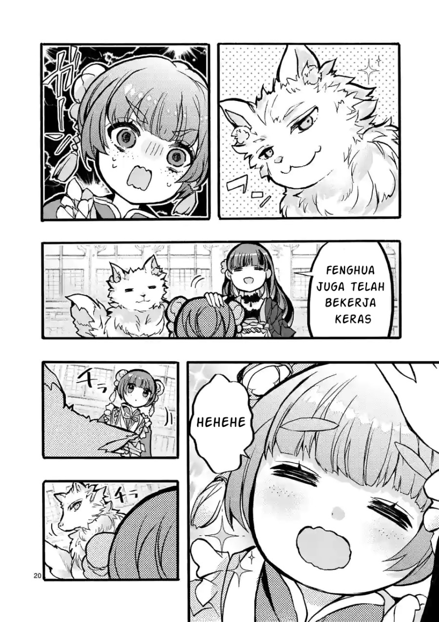 Koukyuu wo Tsuihousareta Kitai no Akujo wa Rikyuu de Aiken wo Mofumofu shitetai Chapter 02 Bahasa Indonesia