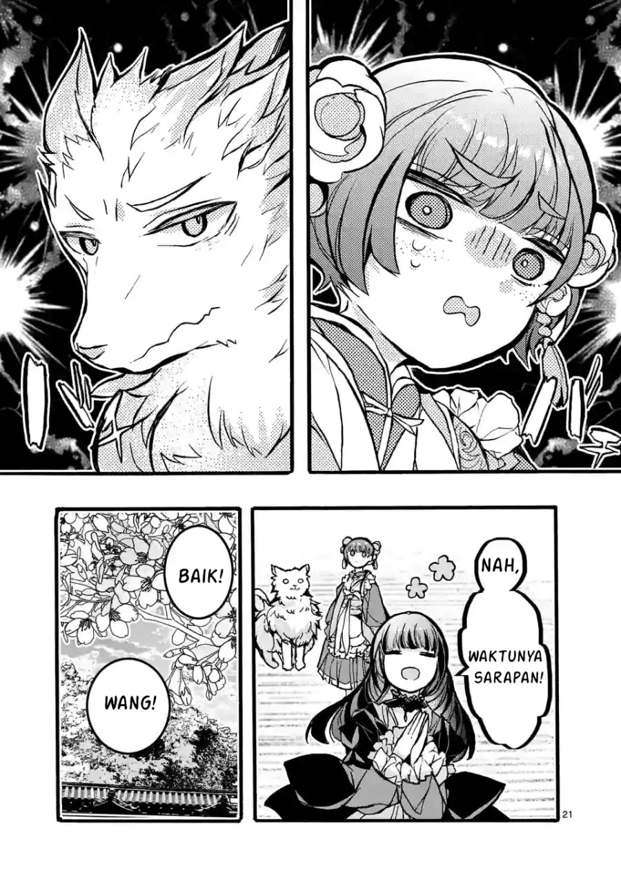 Koukyuu wo Tsuihousareta Kitai no Akujo wa Rikyuu de Aiken wo Mofumofu shitetai Chapter 02 Bahasa Indonesia