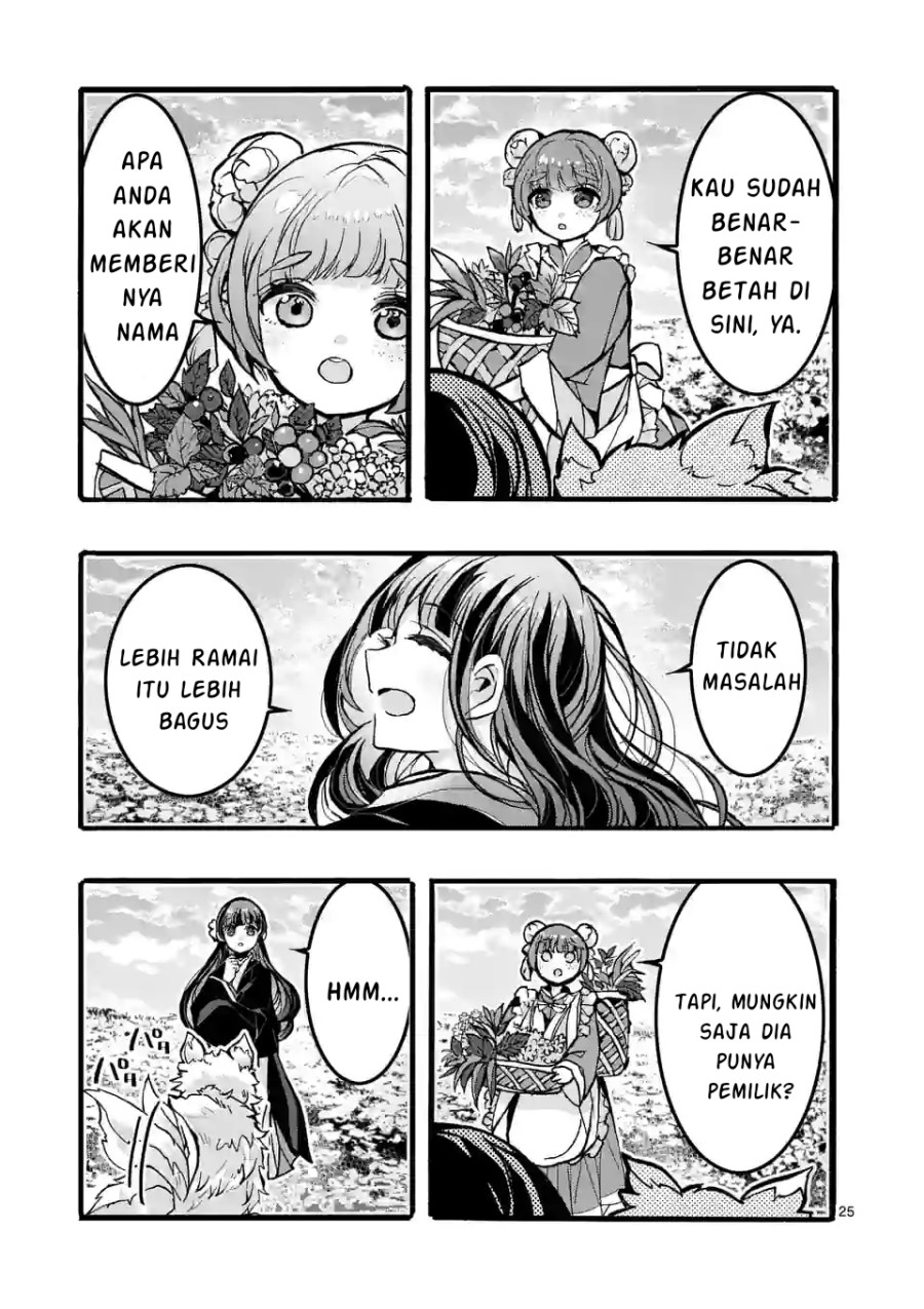 Koukyuu wo Tsuihousareta Kitai no Akujo wa Rikyuu de Aiken wo Mofumofu shitetai Chapter 02 Bahasa Indonesia