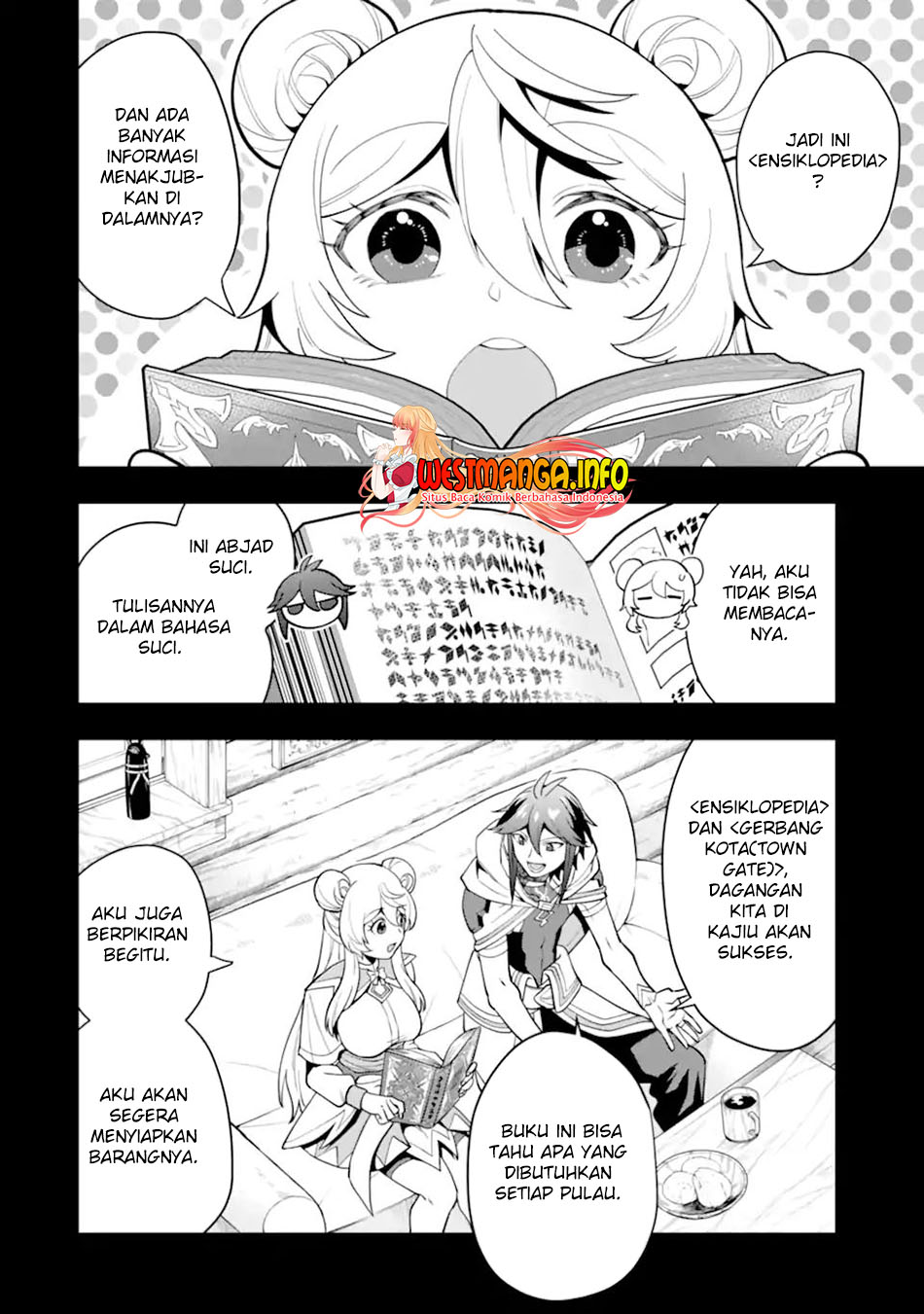 Kouryakuhon o Kushi Suru Saikyou no Mahoutsukai Chapter 34.1 Bahasa indonesia