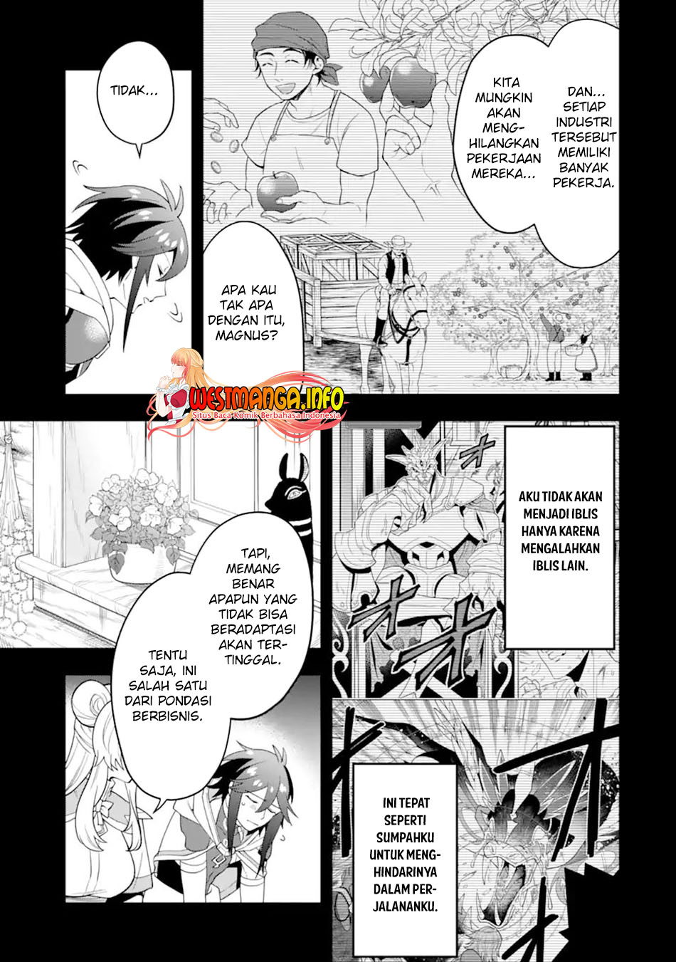 Kouryakuhon o Kushi Suru Saikyou no Mahoutsukai Chapter 34.1 Bahasa indonesia