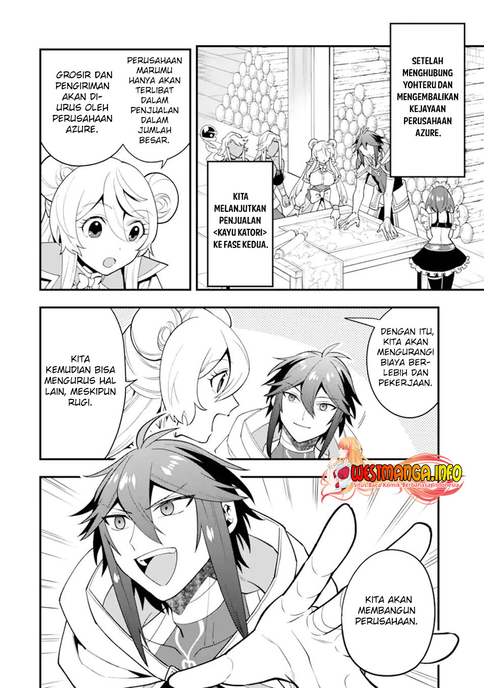 Kouryakuhon o Kushi Suru Saikyou no Mahoutsukai Chapter 34.1 Bahasa indonesia