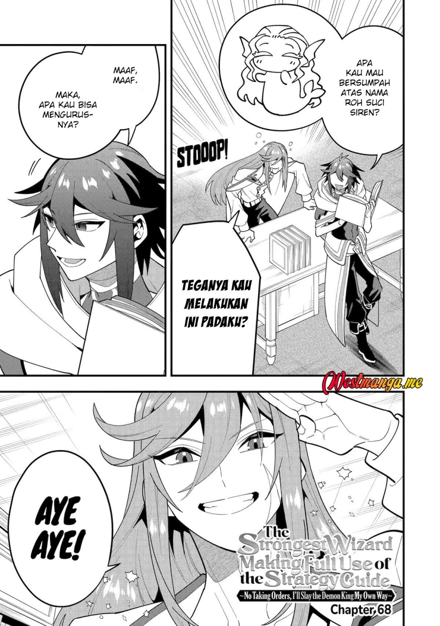 Kouryakuhon o Kushi Suru Saikyou no Mahoutsukai ~”meirei sa sero” to wa Iwa Senai Oreryuu Mao Tobatsu Saizen Ruuto ~ chapter 68