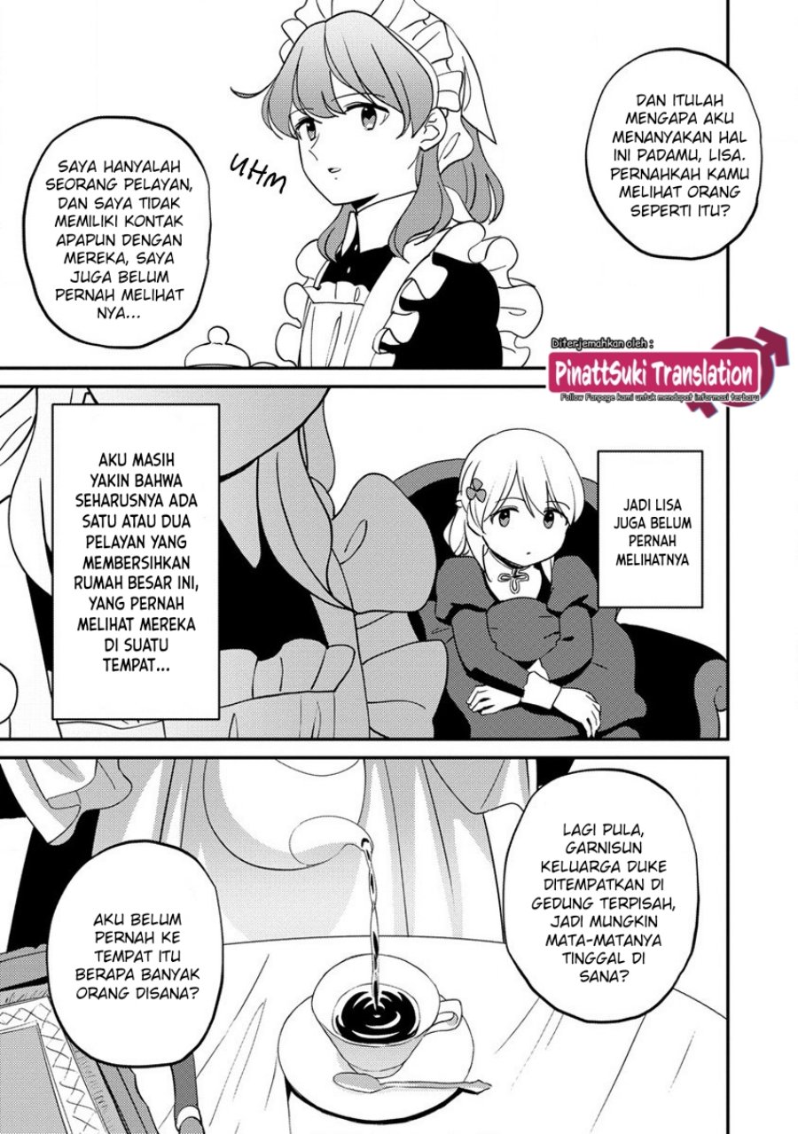 Koushaku Reijou ni Tensei shiteshimatta node, Mental Otome na Ore wa, Zenryoku de Onnanoko wo Tanoshimimasu Chapter 15 Bahasa Indonesia