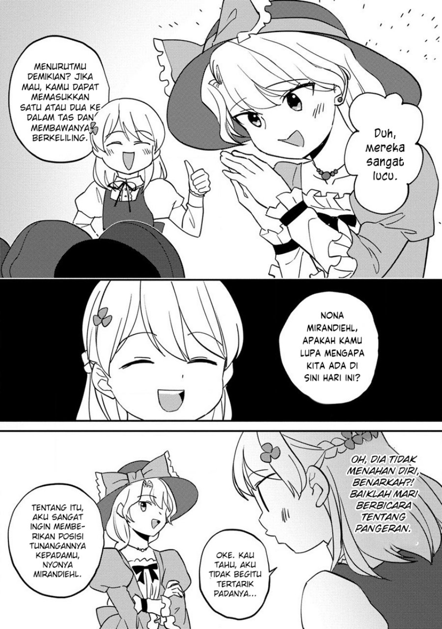 Koushaku Reijou ni Tensei shiteshimatta node, Mental Otome na Ore wa, Zenryoku de Onnanoko wo Tanoshimimasu Chapter 15 Bahasa Indonesia