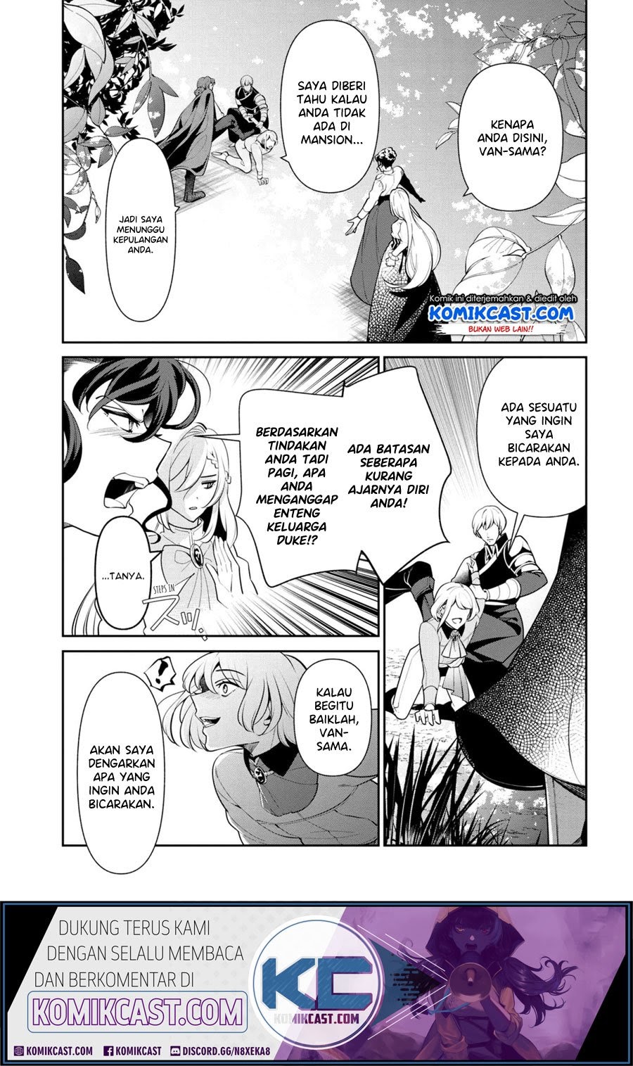 Koushaku Reijou no Tashinami Chapter 54 Bahasa Indonesia