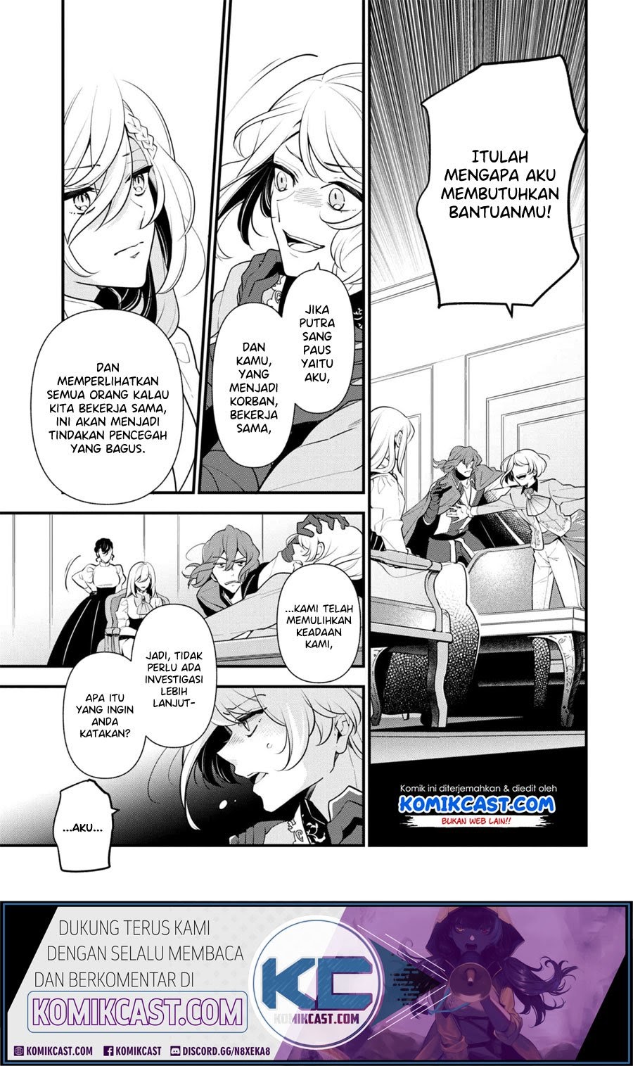 Koushaku Reijou no Tashinami Chapter 54 Bahasa Indonesia