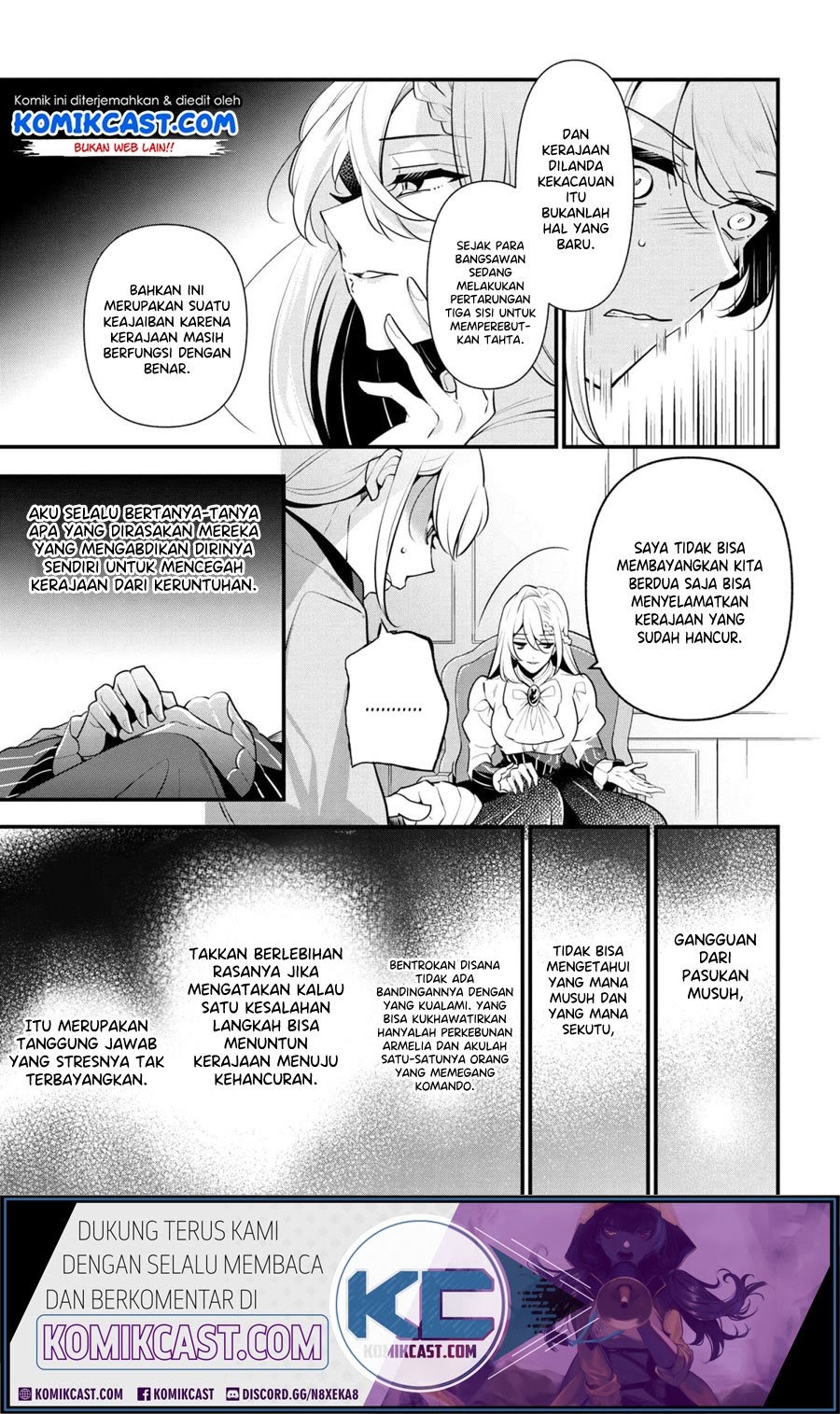 Koushaku Reijou no Tashinami Chapter 54 Bahasa Indonesia