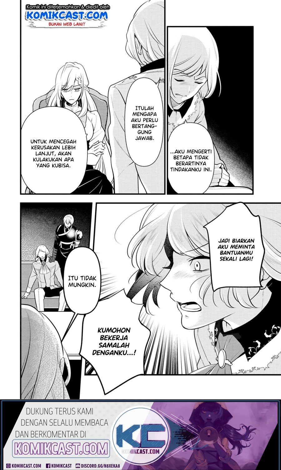 Koushaku Reijou no Tashinami Chapter 54 Bahasa Indonesia