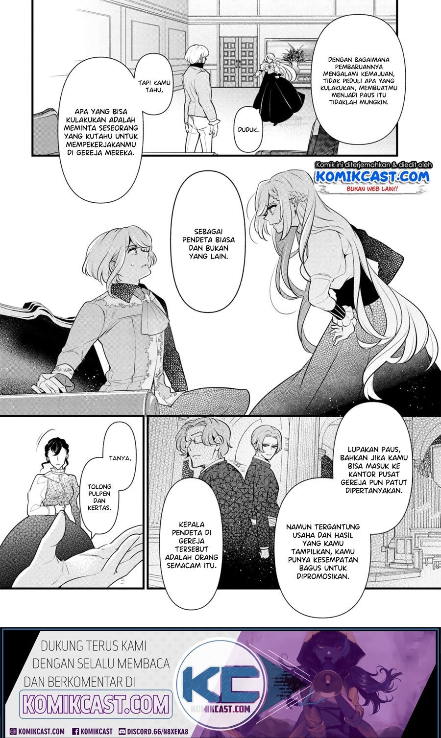 Koushaku Reijou no Tashinami Chapter 54 Bahasa Indonesia