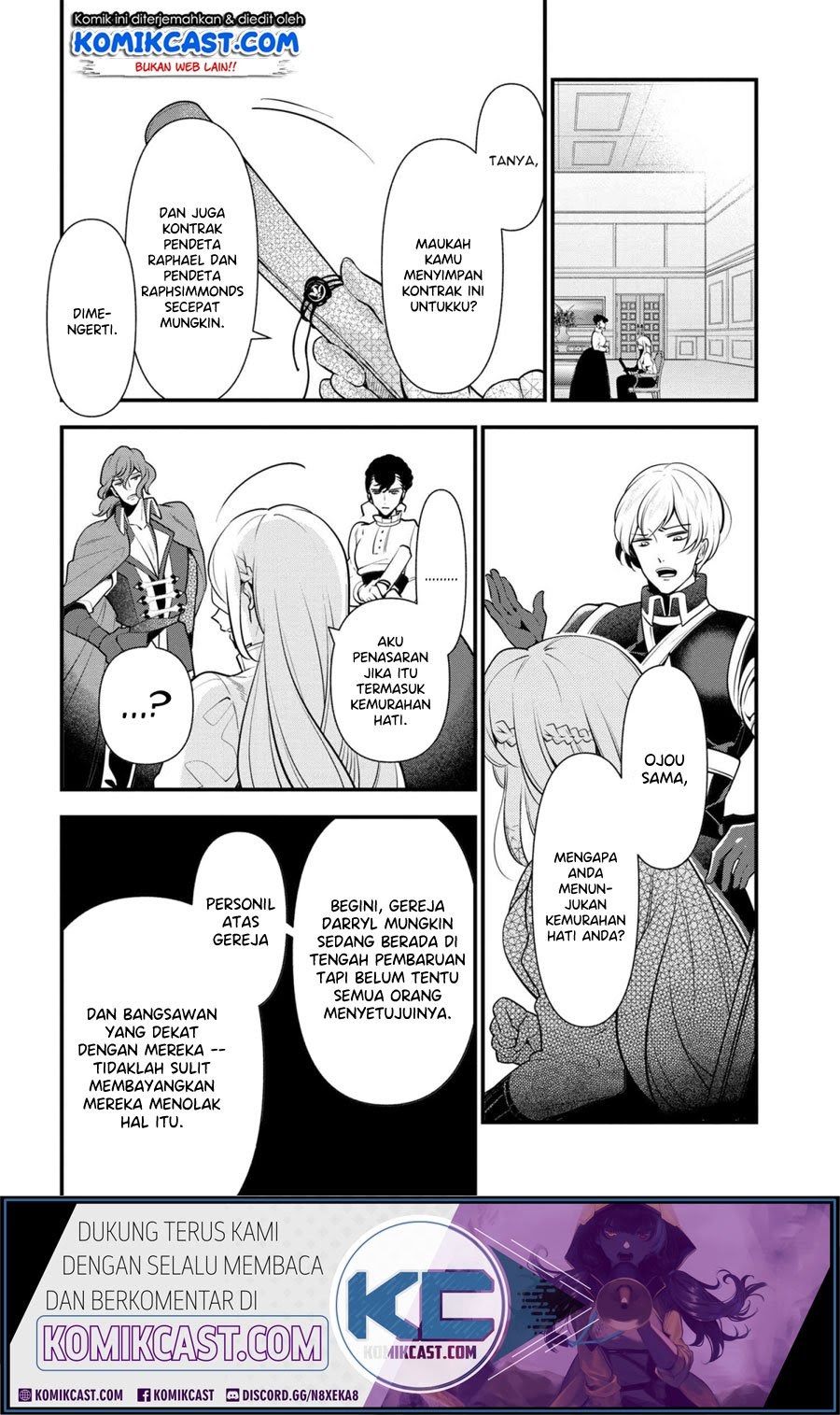 Koushaku Reijou no Tashinami Chapter 54 Bahasa Indonesia