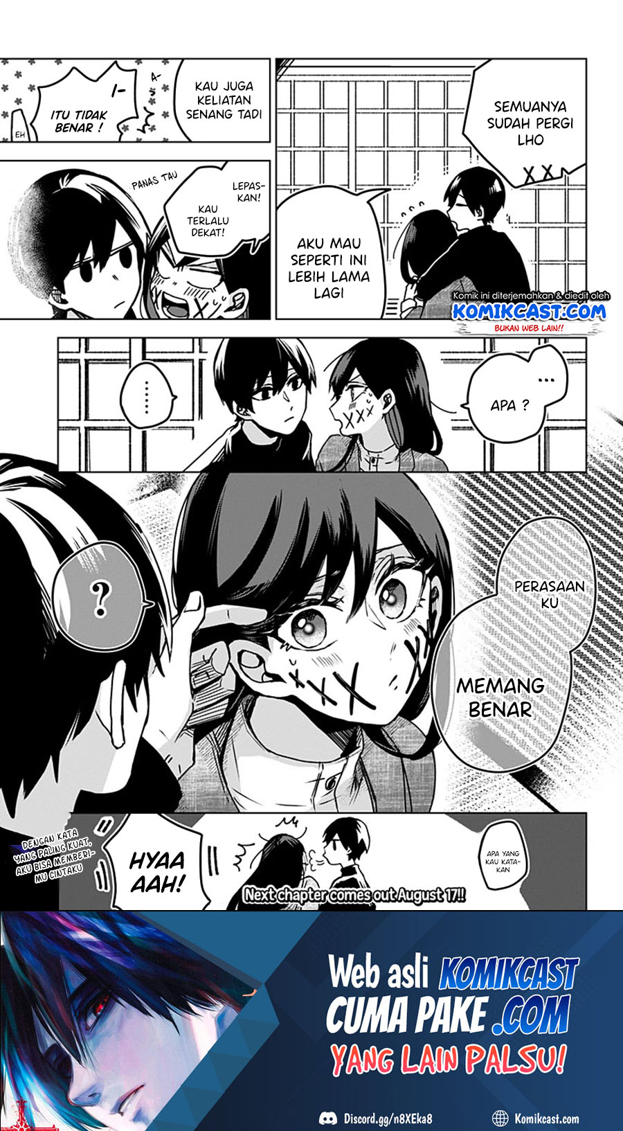 Kuchi ga Saketemo Kimi ni wa Chapter 23 Bahasa Indonesia