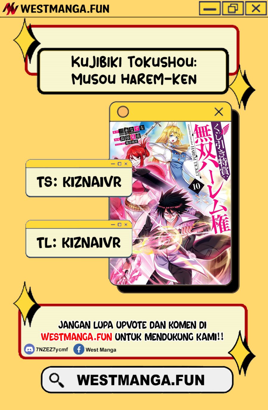 Kujibiki Tokushou: Musou Harem-ken Chapter 48 Bahasa Indonesia
