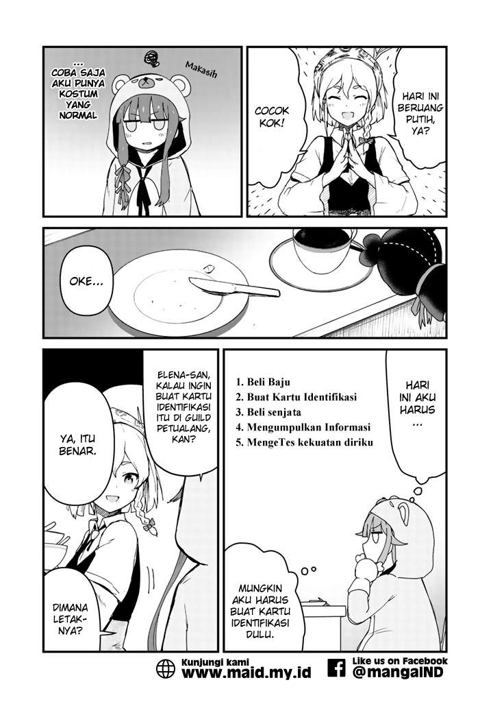 Kuma Kuma Kuma Bear Chapter 04 Bahasa Indonesia