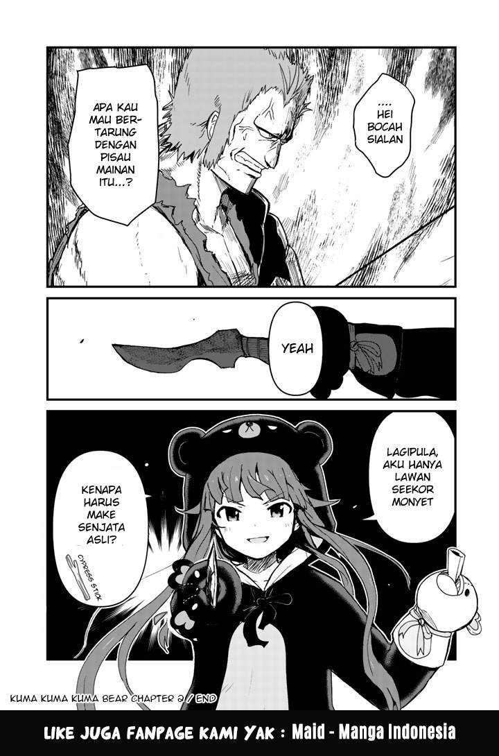 Kuma Kuma Kuma Bear Chapter 04 Bahasa Indonesia