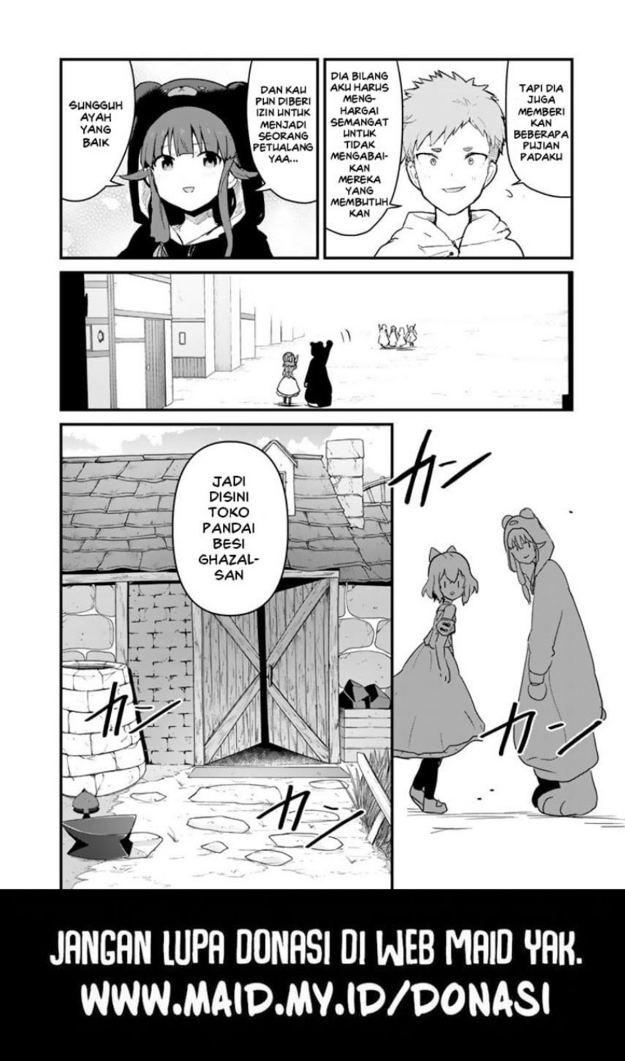 Kuma Kuma Kuma Bear Chapter 101 Bahasa Indonesia