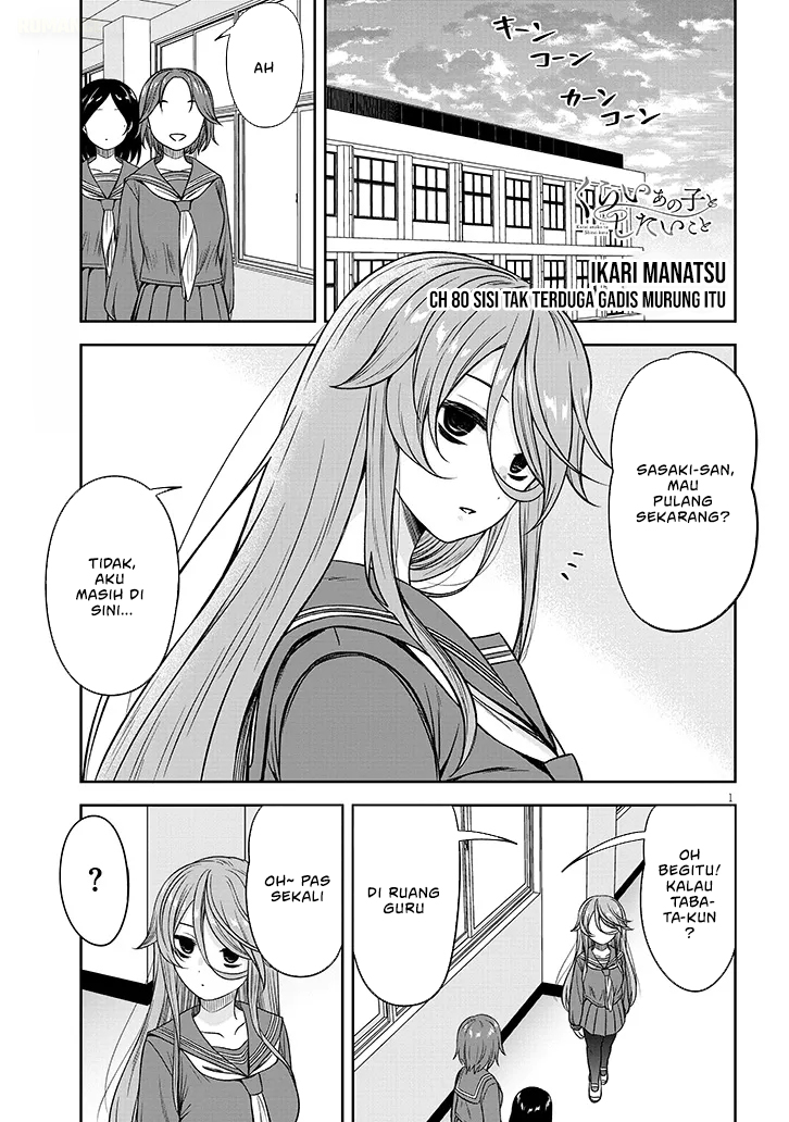 Kurai Anoko to Shitai koto Chapter 80 Bahasa Indonesia