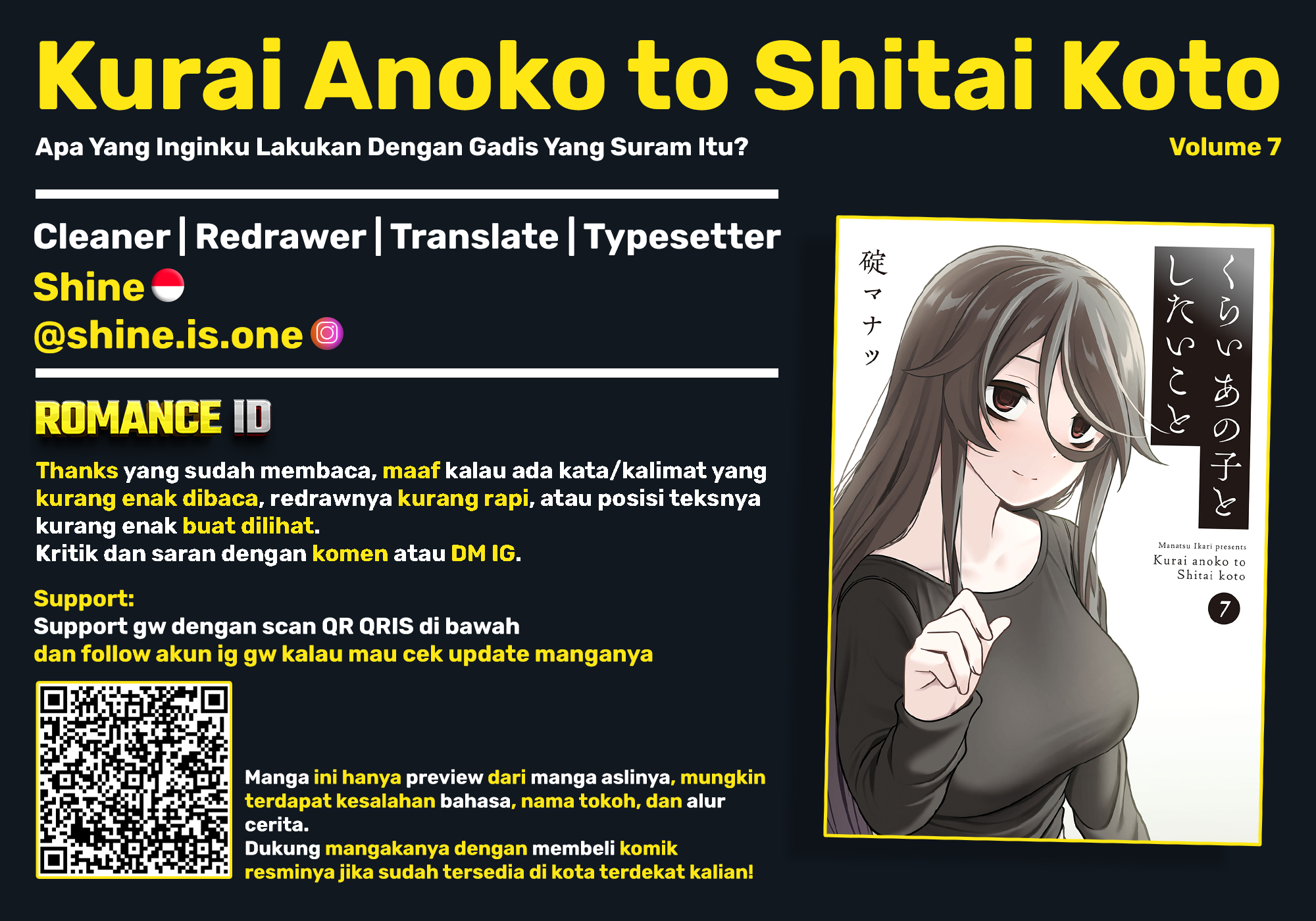 Kurai Anoko to Shitai koto Chapter 86.2 Bahasa Indonesia