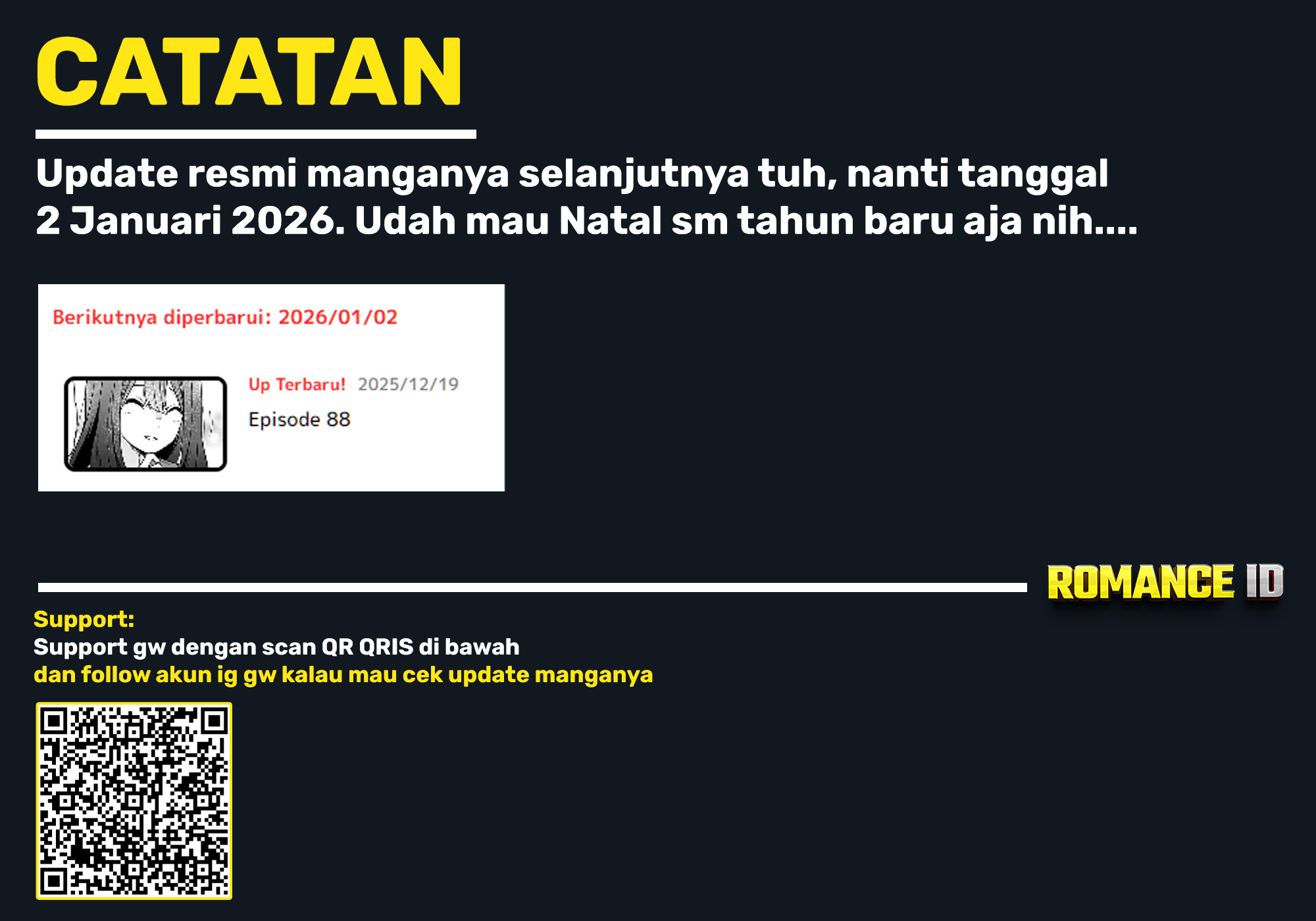 Kurai Anoko to Shitai koto Chapter 88 Bahasa Indonesia