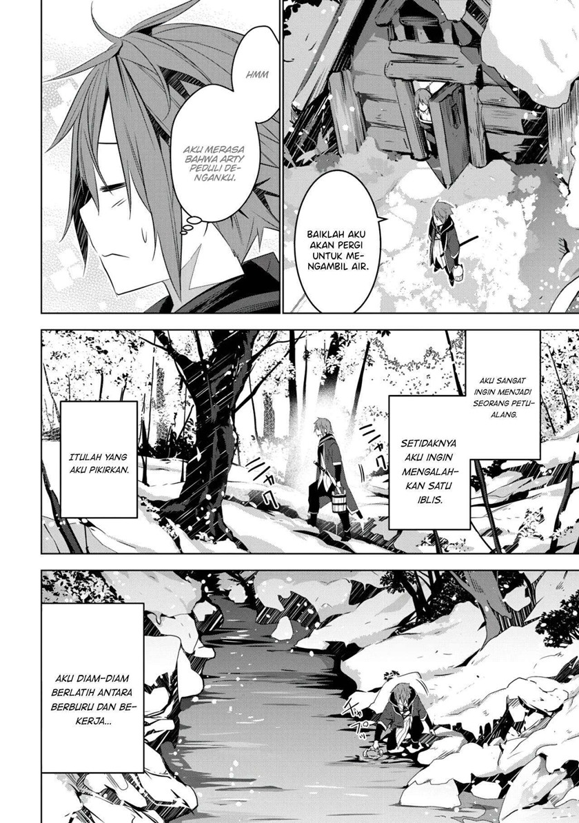 Kuro Elf ni Kawareta Ore no Danjon Seikatsu ~Sanshoku Furo To Jigoku-tsuki~ Chapter 01 Bahasa Indonesia