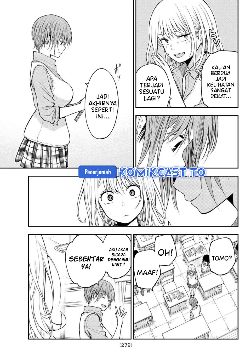 Kuroiwa Medaka ni Watashi no Kawaii ga Tsuujinai Chapter 198 Bahasa Indonesia