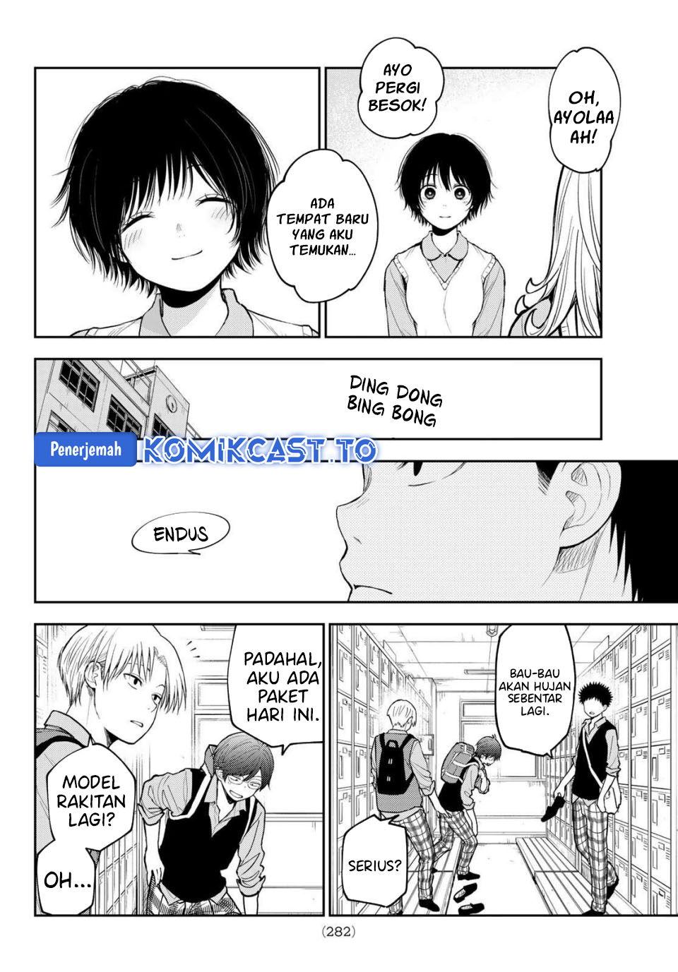 Kuroiwa Medaka ni Watashi no Kawaii ga Tsuujinai Chapter 198 Bahasa Indonesia