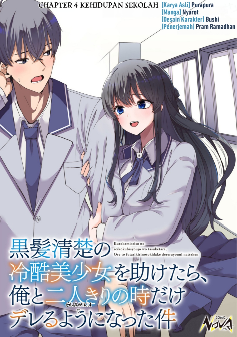 Kurokami Seiso No Reikoku Bishojo Wo Tasuketara, Ore to Ni Nin Kiri No Toki Dake De Reru Yo Ni Natta Ken Chapter 04.1 Bahasa Indonesia