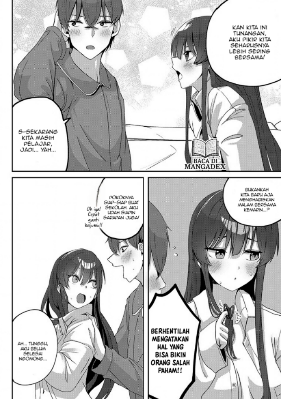 Kurokami Seiso No Reikoku Bishojo Wo Tasuketara, Ore to Ni Nin Kiri No Toki Dake De Reru Yo Ni Natta Ken Chapter 04.1 Bahasa Indonesia