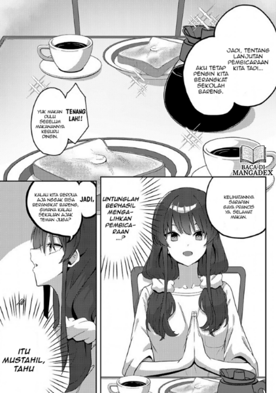Kurokami Seiso No Reikoku Bishojo Wo Tasuketara, Ore to Ni Nin Kiri No Toki Dake De Reru Yo Ni Natta Ken Chapter 04.1 Bahasa Indonesia