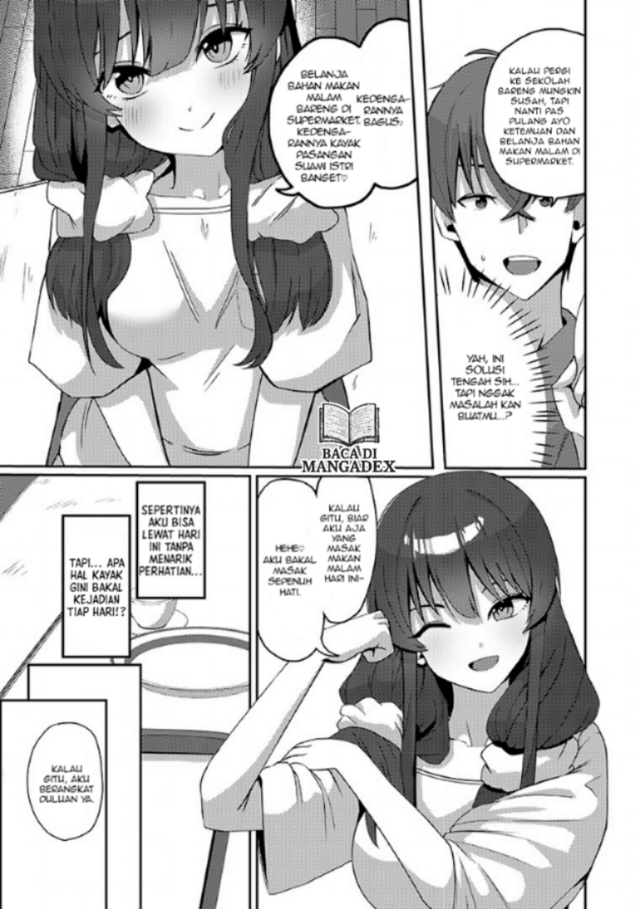 Kurokami Seiso No Reikoku Bishojo Wo Tasuketara, Ore to Ni Nin Kiri No Toki Dake De Reru Yo Ni Natta Ken Chapter 04.1 Bahasa Indonesia