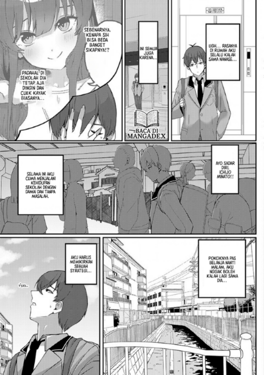 Kurokami Seiso No Reikoku Bishojo Wo Tasuketara, Ore to Ni Nin Kiri No Toki Dake De Reru Yo Ni Natta Ken Chapter 04.1 Bahasa Indonesia