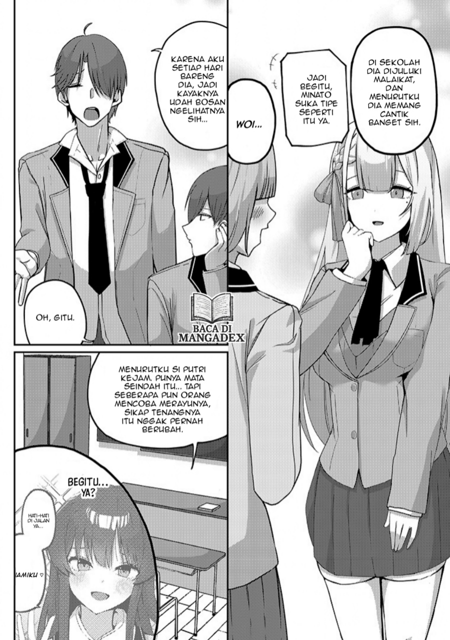 Kurokami Seiso No Reikoku Bishojo Wo Tasuketara, Ore to Ni Nin Kiri No Toki Dake De Reru Yo Ni Natta Ken Chapter 04.1 Bahasa Indonesia