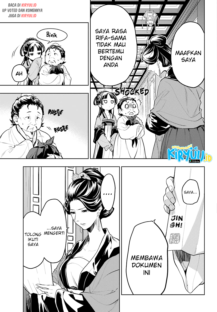 Kusuriya no Hitorigoto Chapter 51 Bahasa Indonesia