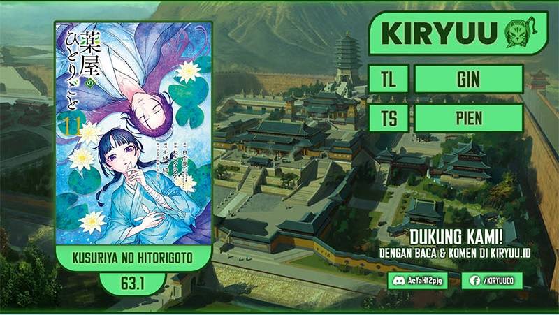 Kusuriya no Hitorigoto Chapter 63 Bahasa Indonesia