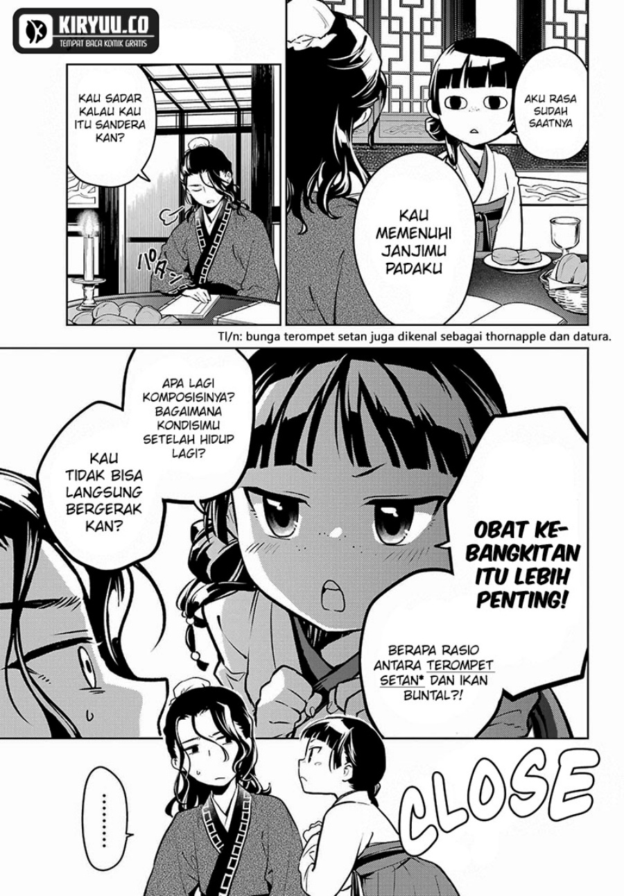 Kusuriya no Hitorigoto Chapter 76.2 Bahasa Indonesia