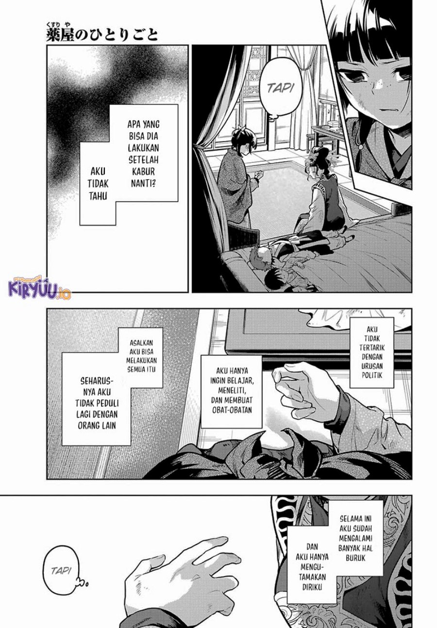 Kusuriya no Hitorigoto Chapter 80.3 Bahasa Indonesia
