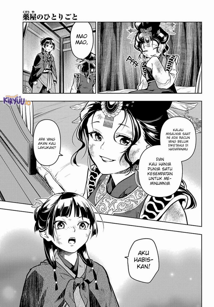 Kusuriya no Hitorigoto Chapter 80.3 Bahasa Indonesia