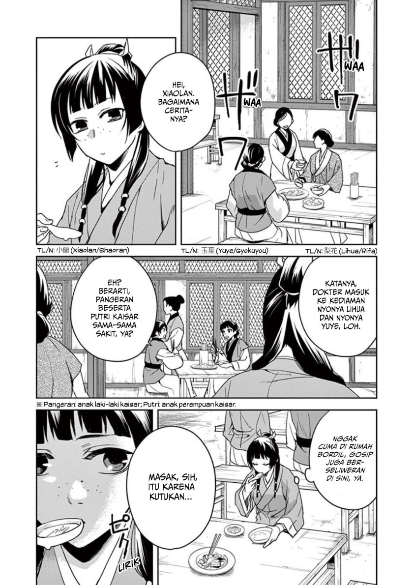 Kusuriya no Hitorigoto ~Maomao no Koukyuu Nazotoki Techou~ chapter 1
