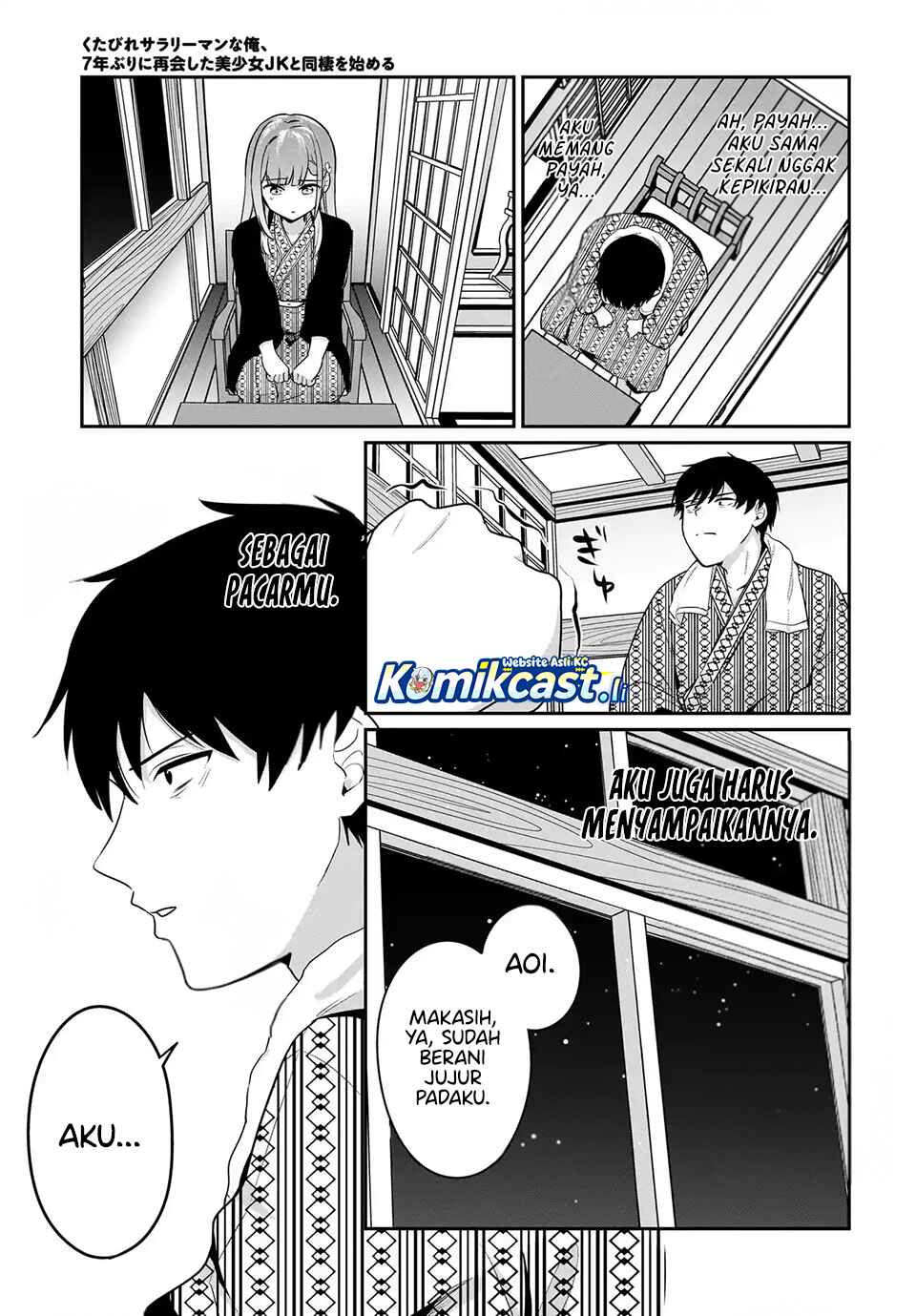 Kutabire Salarymen no Ore, 7nenburi ni Saikai shita Bishoujo JK to Dosei wo Hajimaru Chapter 16 Bahasa Indonesia