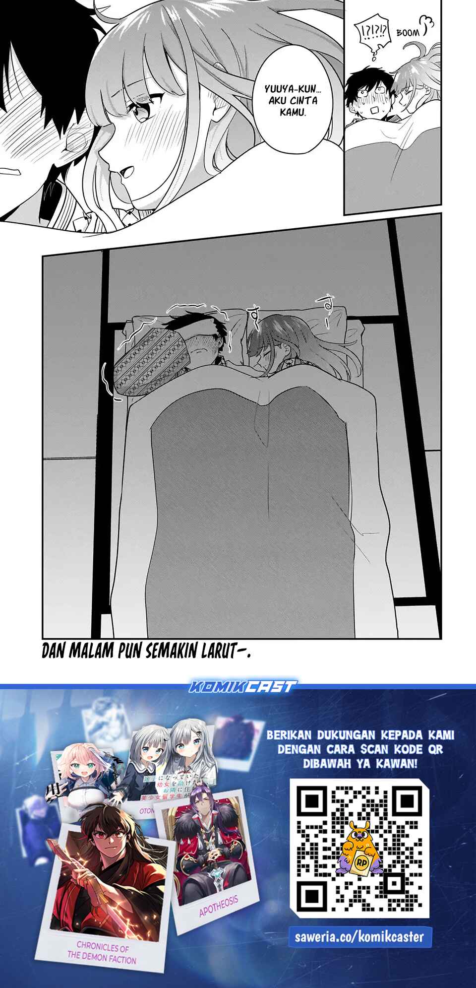 Kutabire Salarymen no Ore, 7nenburi ni Saikai shita Bishoujo JK to Dosei wo Hajimaru Chapter 16 Bahasa Indonesia