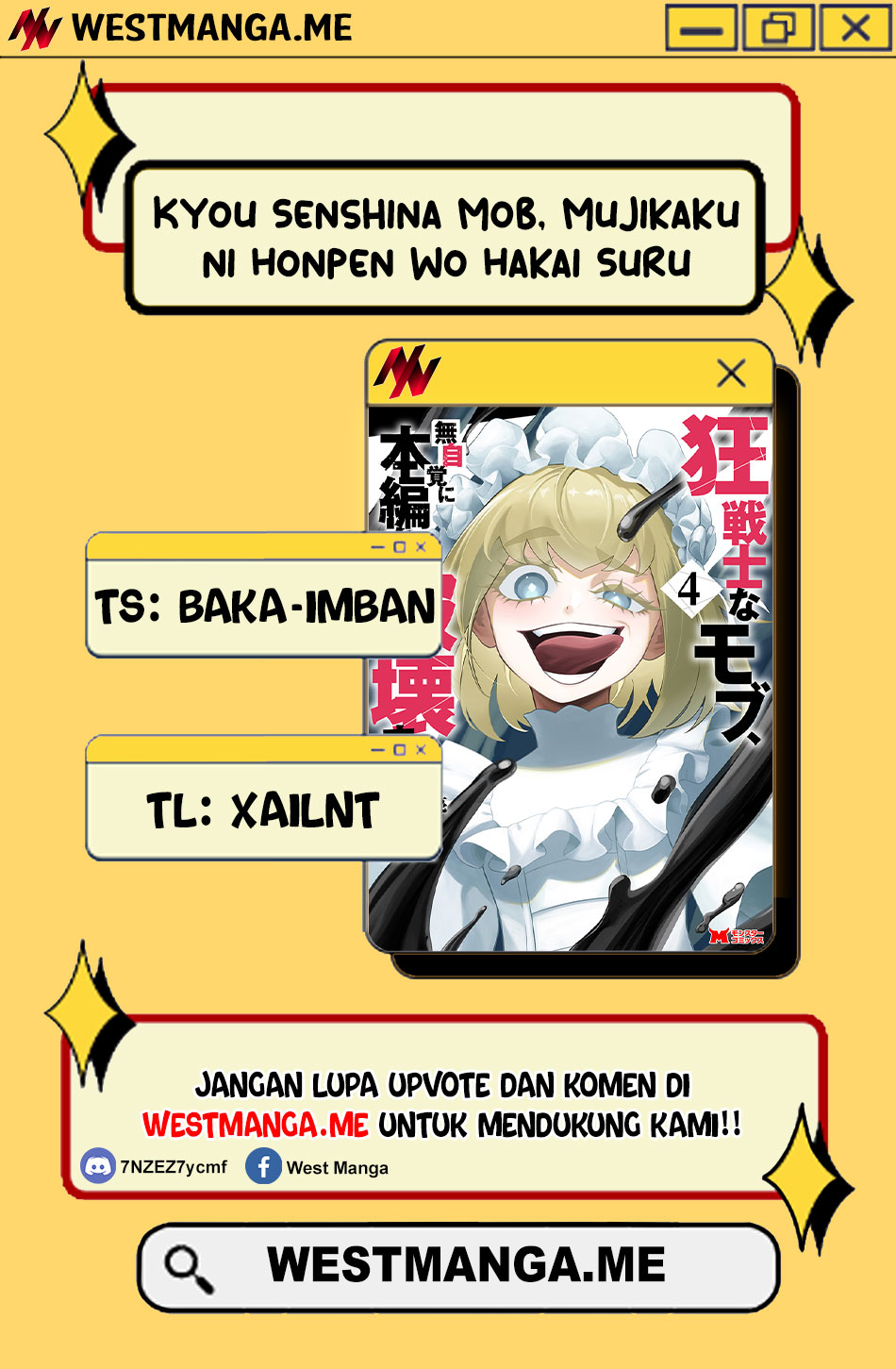 Kyou Senshina Mob, Mujikaku ni Honpen wo Hakai Suru Chapter 17 Bahasa Indonesia