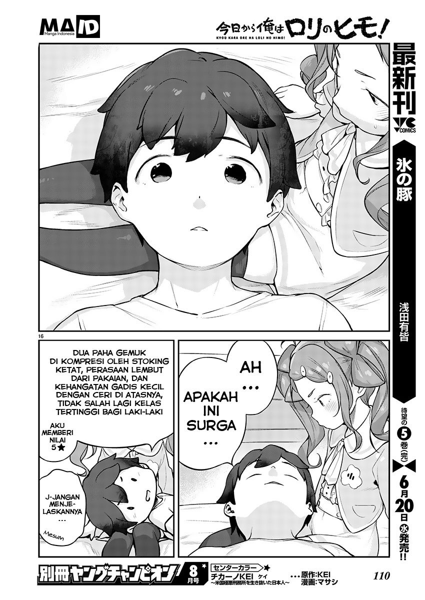 Kyou kara Ore wa Loli no Himo! Chapter 03 Bahasa Indonesia