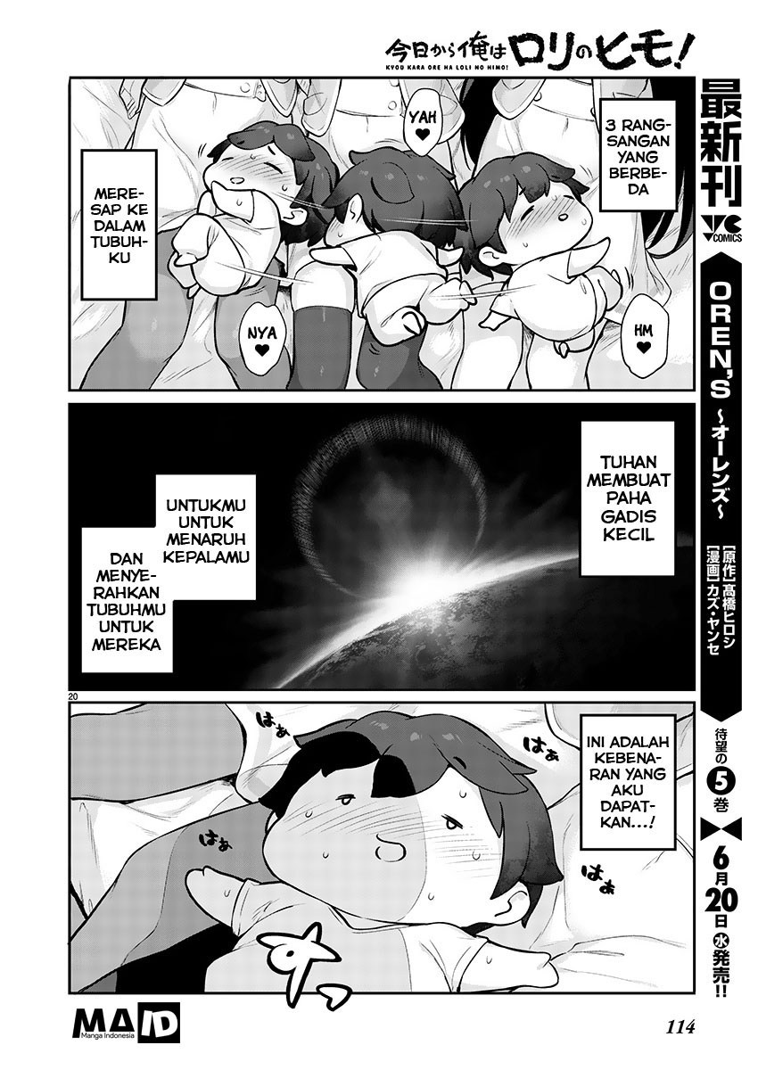 Kyou kara Ore wa Loli no Himo! Chapter 03 Bahasa Indonesia