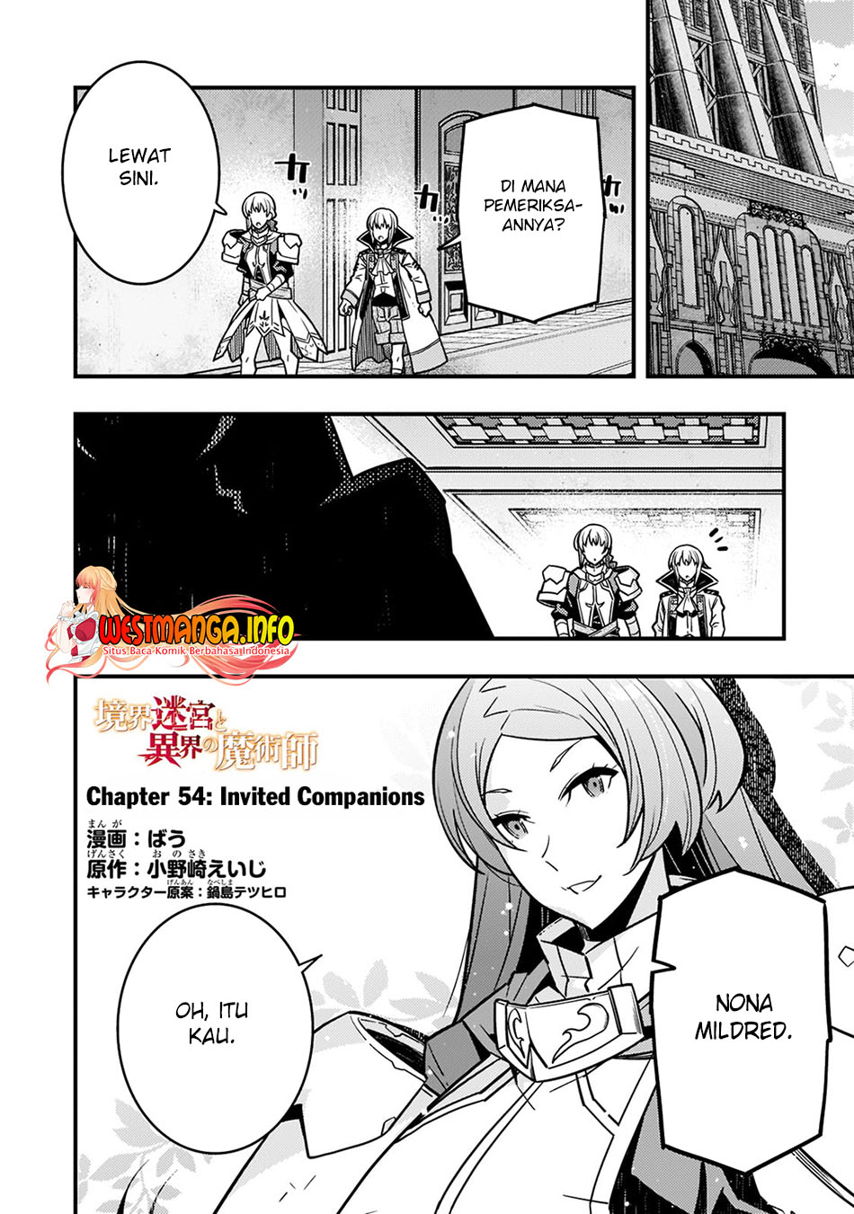 Kyoukai Meikyuu to Ikai no Majutsushi Chapter 54 Bahasa Indonesia