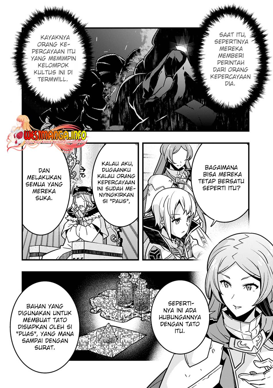 Kyoukai Meikyuu to Ikai no Majutsushi Chapter 54 Bahasa Indonesia