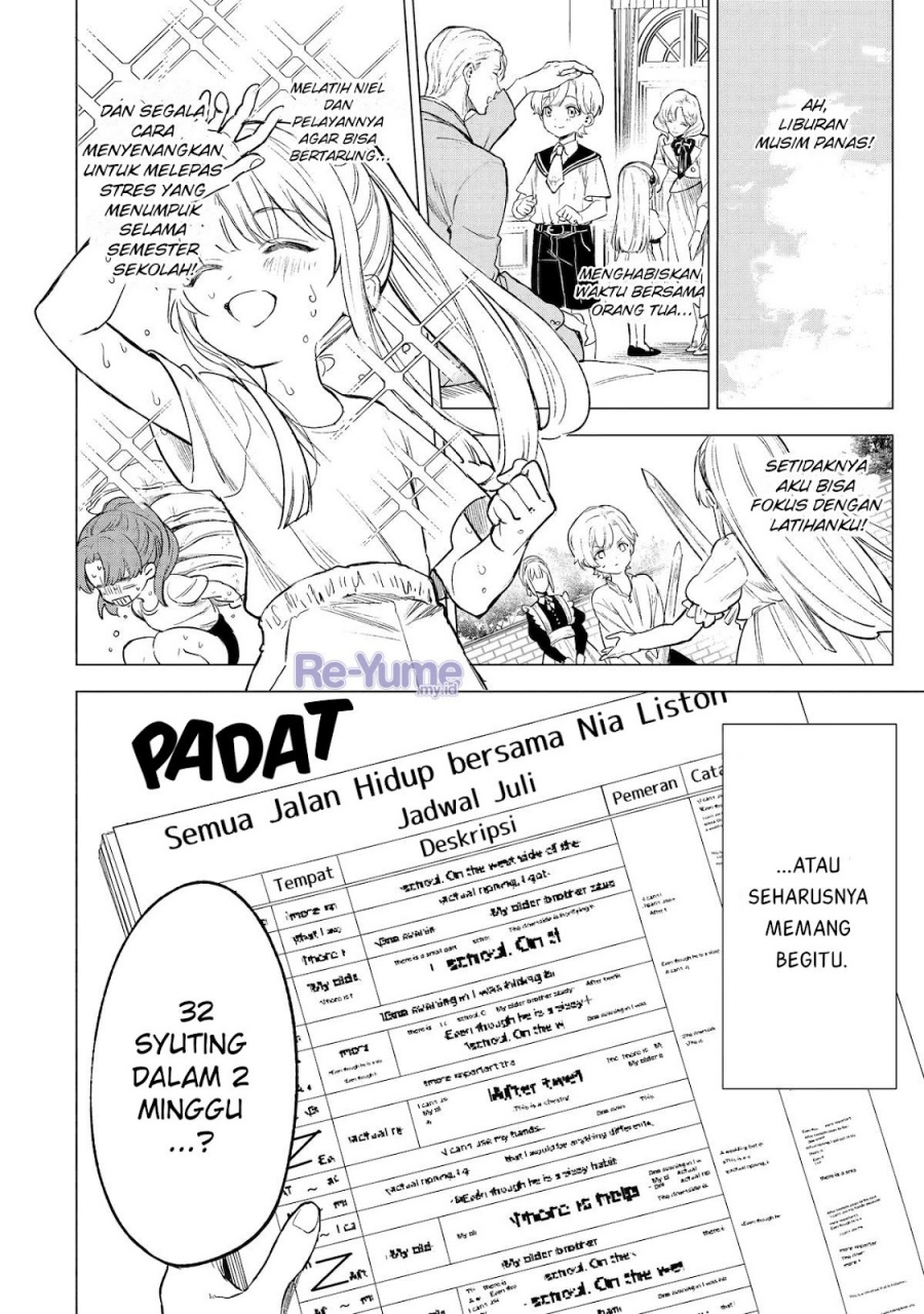 Kyouran Reijou Nia Liston – Byoujaku Reijou ni Tensei shita Kamigoroshi no Bujin no Karei Naru Musouroku Chapter 10 Bahasa Indonesia