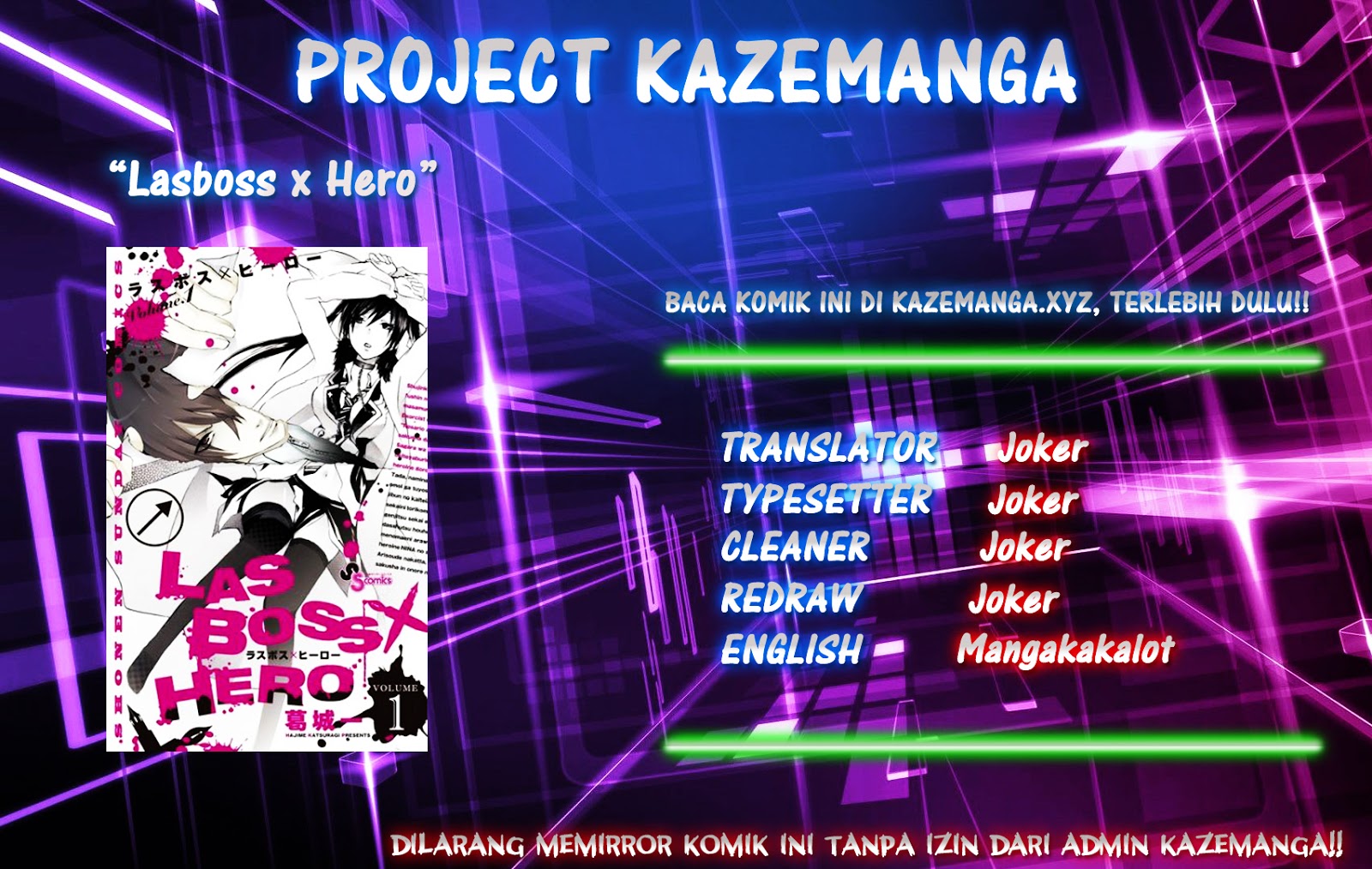 Lasboss x Hero Chapter 04 Bahasa Indonesia