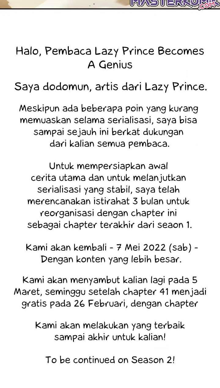 Lazy Prince Becomes a Genius (Reformation of the Deadbeat Noble) Chapter 41 Bahasa Indonesia