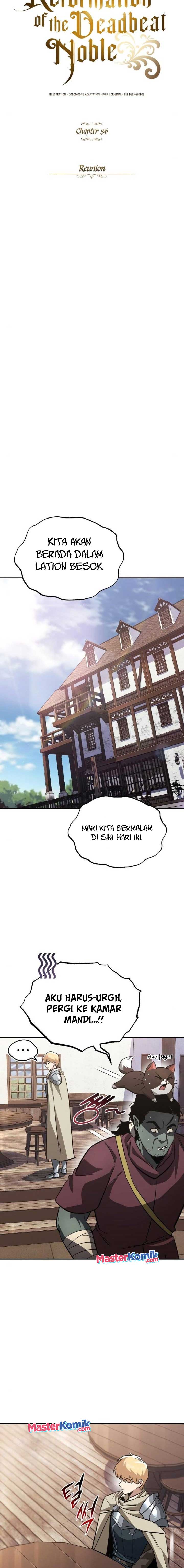 Lazy Prince Becomes a Genius (Reformation of the Deadbeat Noble) Chapter 56 Bahasa Indonesia