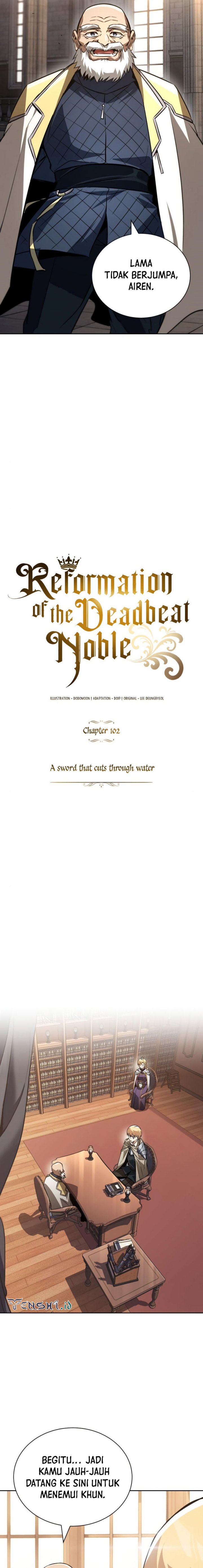 Lazy Prince Becomes a Genius (Reformation of the Deadbeat Noble) Chapter 102 Bahasa Indonesia